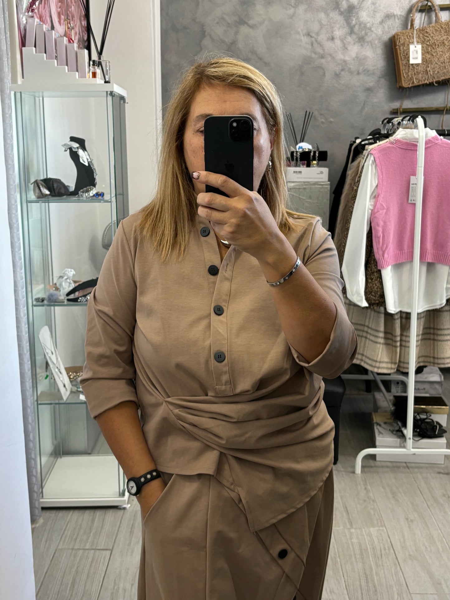 Casacca Sun Andrew Beige Scuro