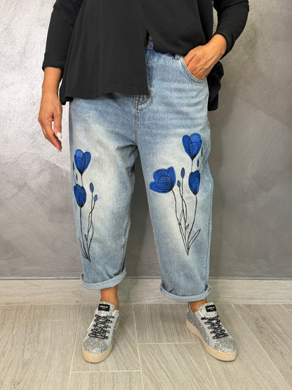 Jeans Wendy Papavero Blu