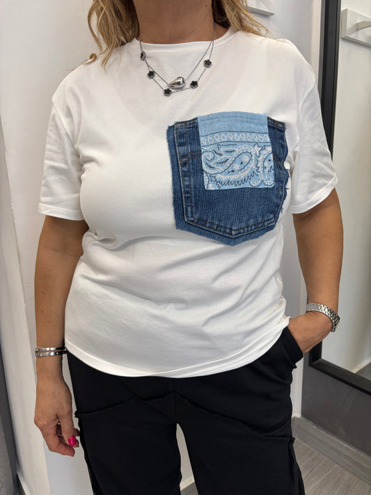 T-Shirt Taschino Denim Vicolo