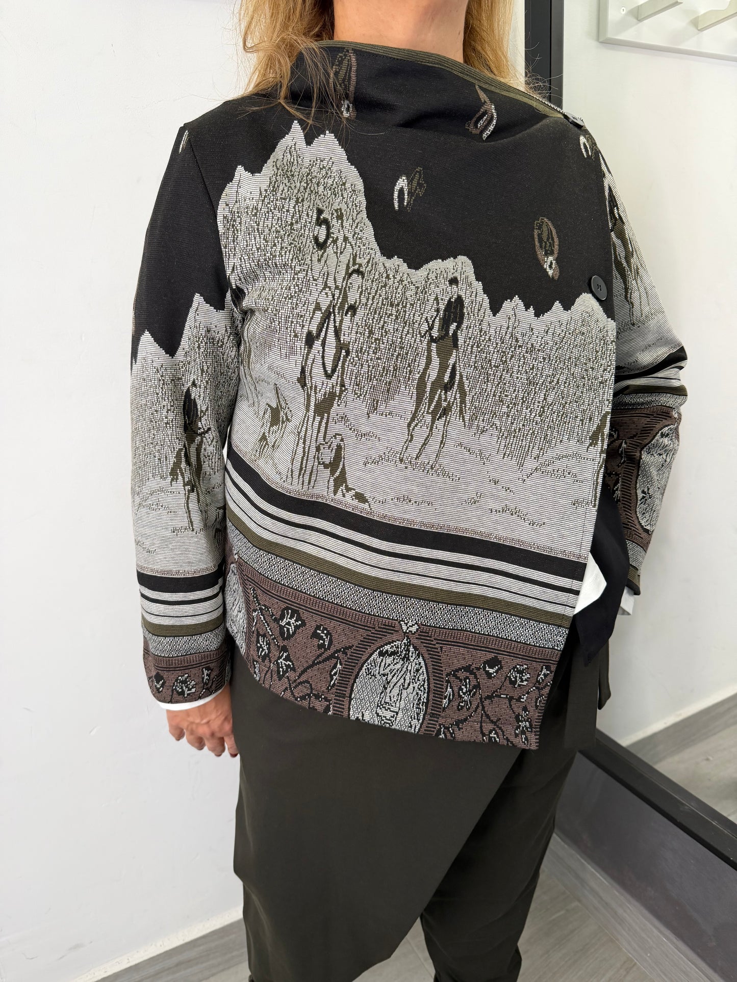 Giacca Sun Fantino Verde/Grigia