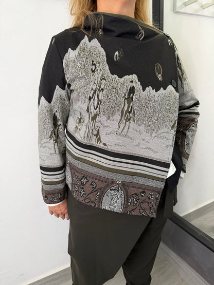 Giacca Sun Fantino Verde/Grigia