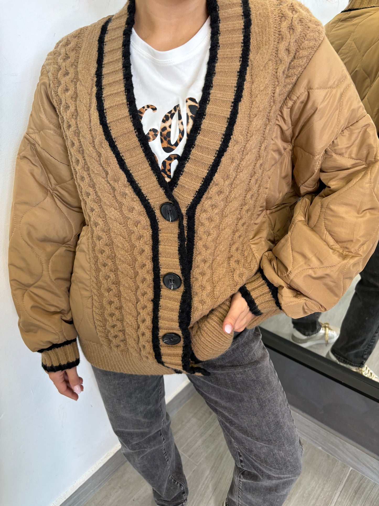 Piumino Lanetta Camel