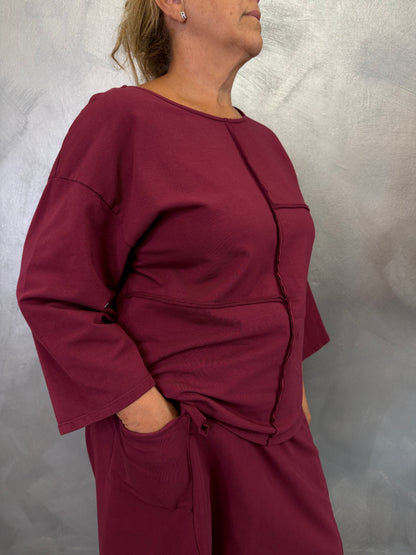 Maglia Sun Nerissa Bordeaux
