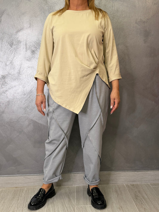 Pantalone 158C Micol Grigio