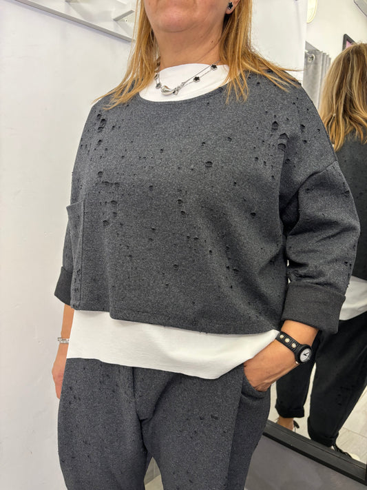 Casacca Sun Ilary Grigio Fumo