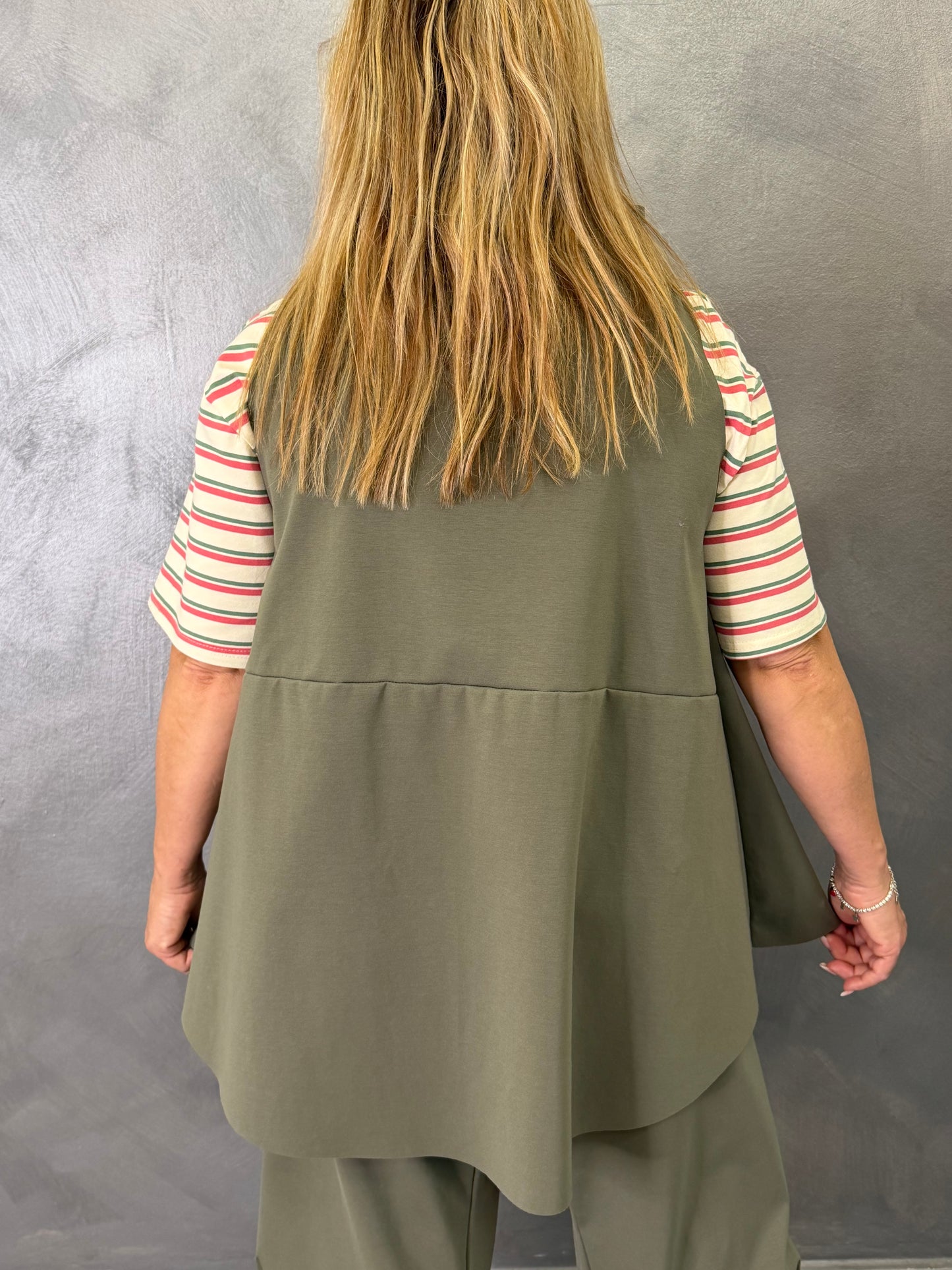 Gilet Wendy Verde Militare