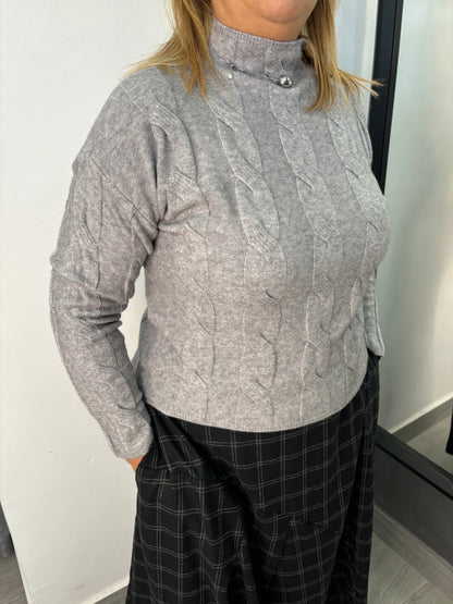 Maglione Iride Grigio