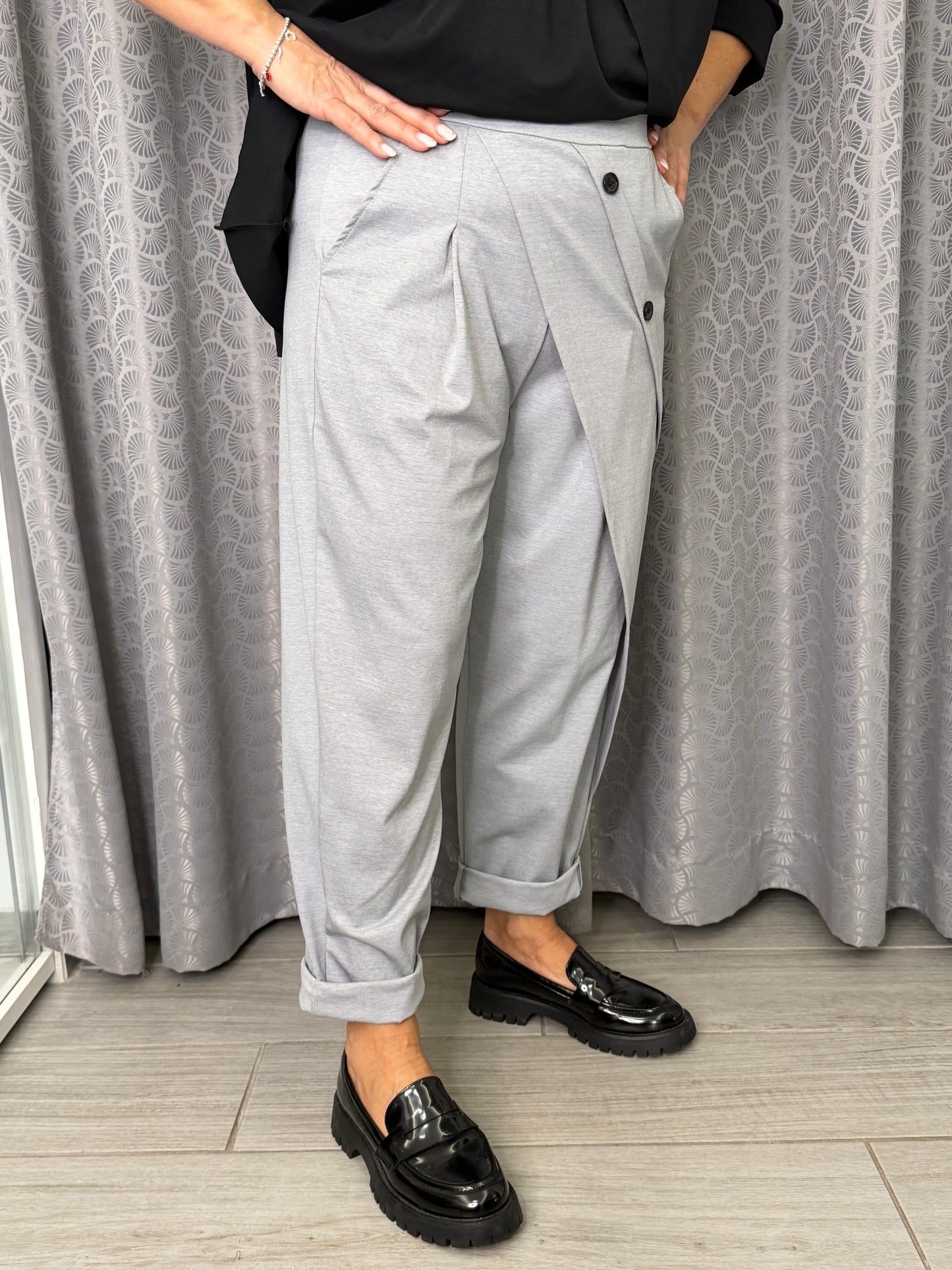 Pantalone 158C Daiana Grigio