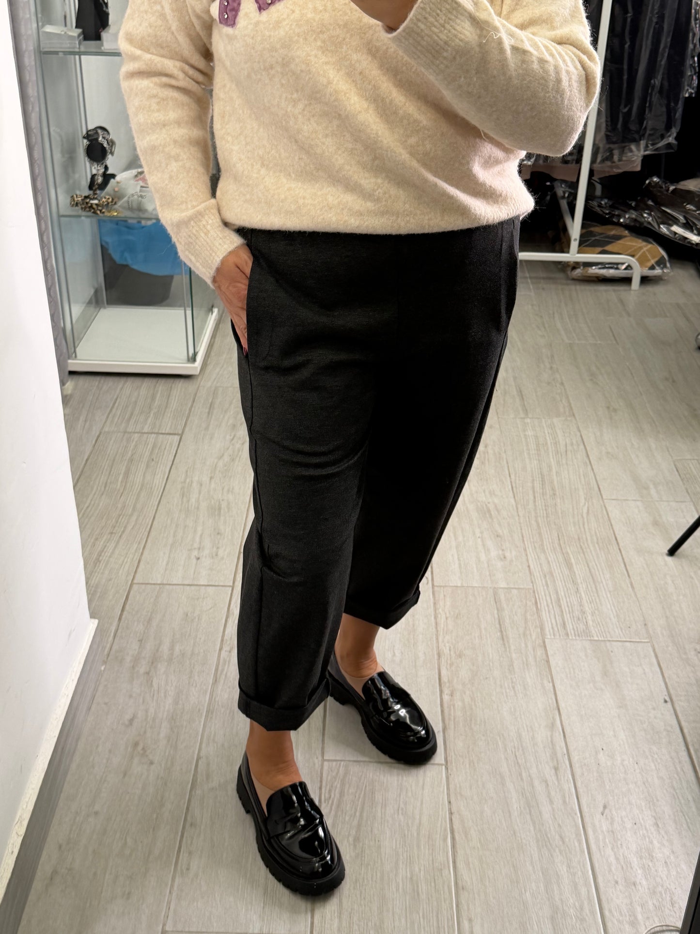 Pantalone Wendy Anita Grigio Scuro