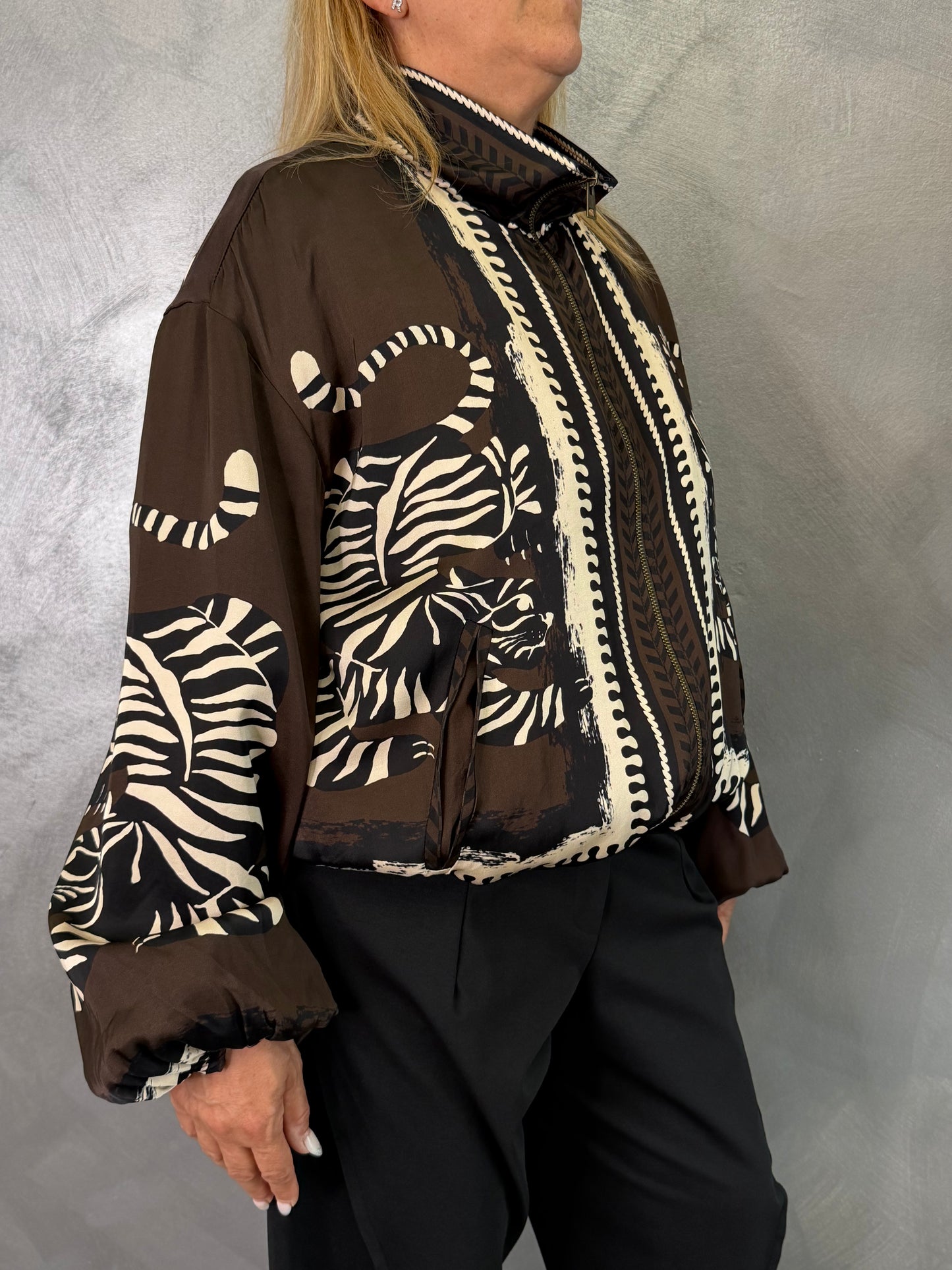 Bomber Marrone Fantasia