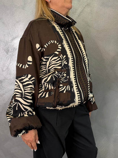Bomber Marrone Fantasia