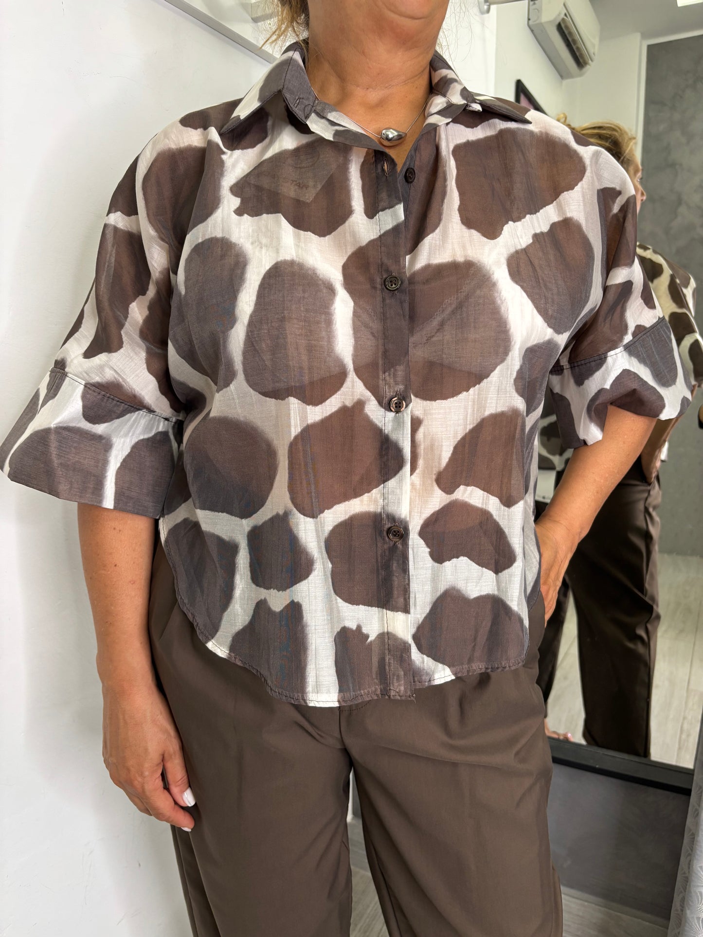 Camicia Bea Burro/Marrone