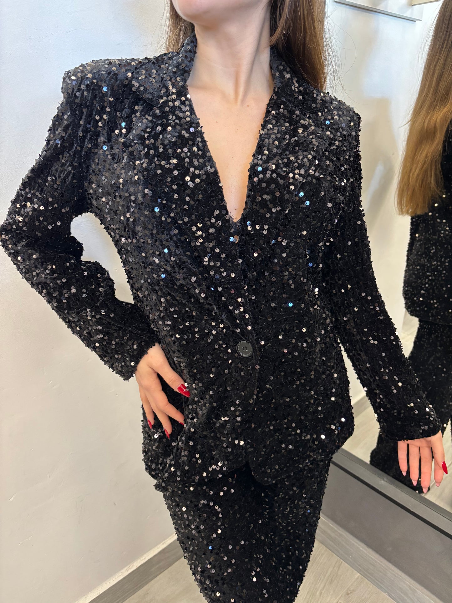 Giacca Sparkling Nera