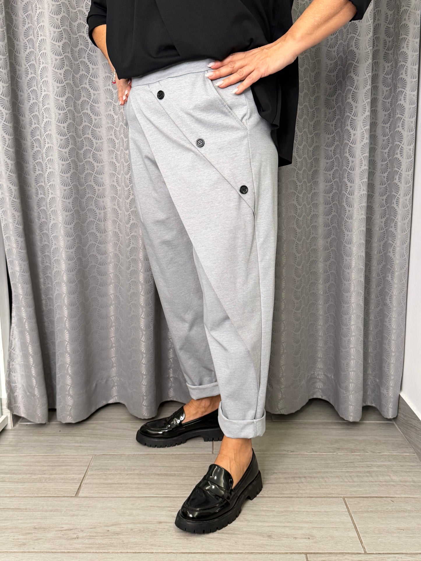 Pantalone 158C Daiana Grigio