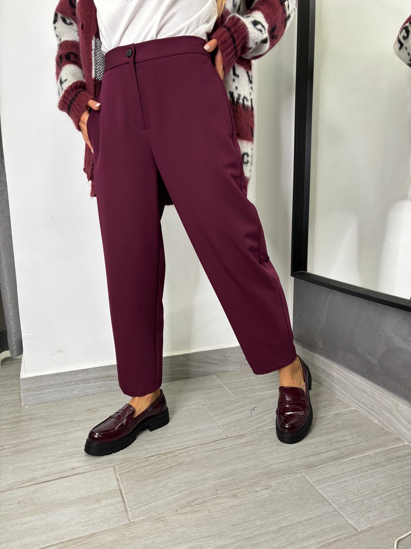 Pantalone Must Burgundi Vicolo