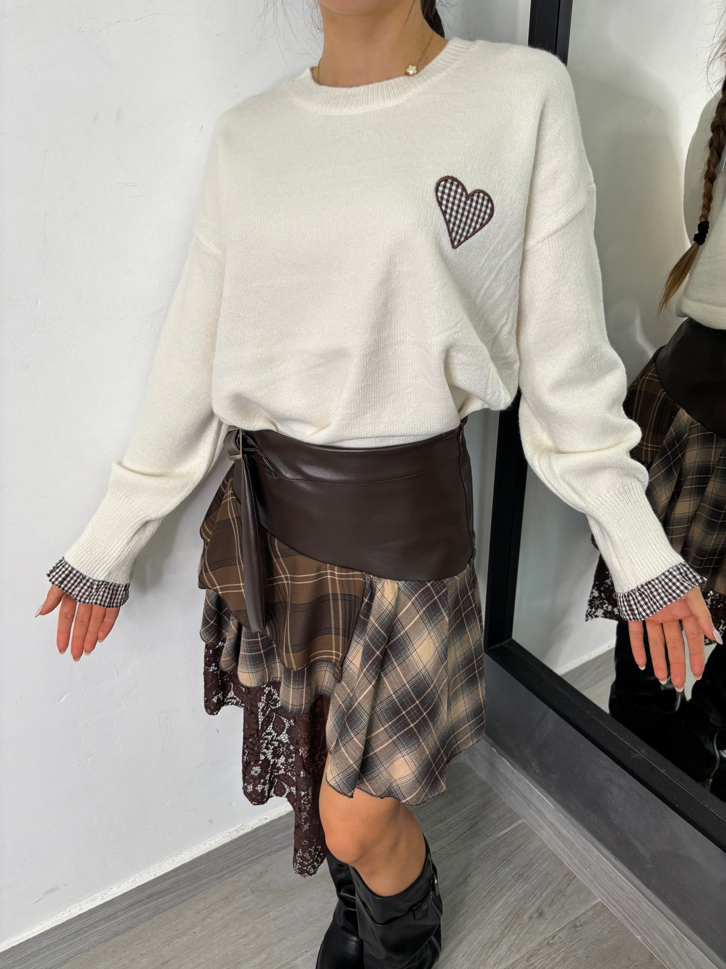 Maglione Cuore Burro