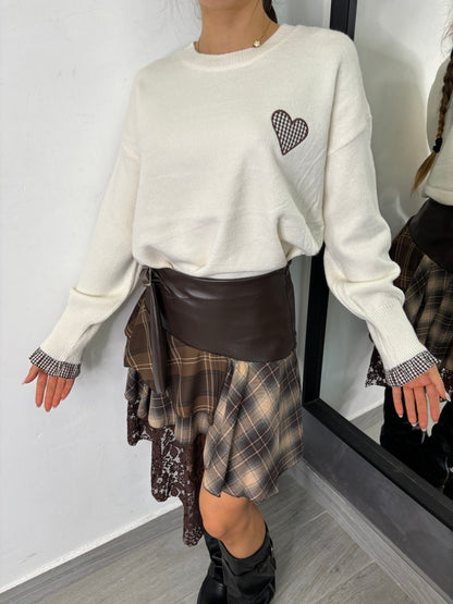 Maglione Cuore Burro