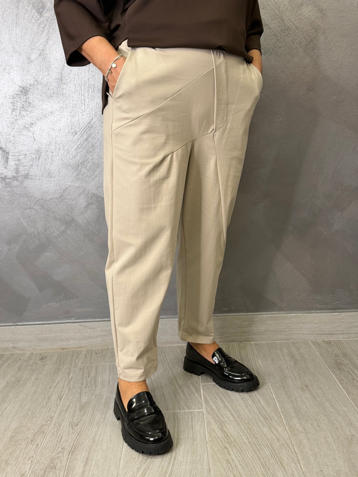 Pantalone Sun Agata Beige