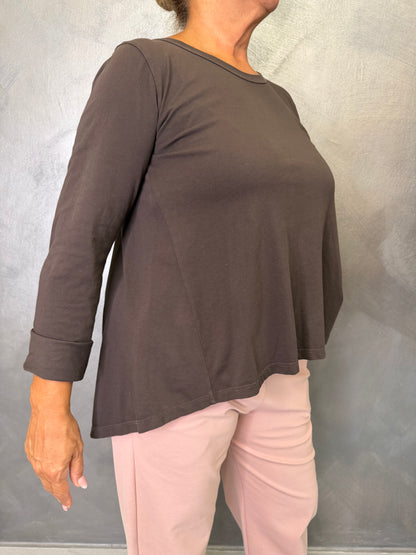 T-Shirt Casual Wendy Marrone