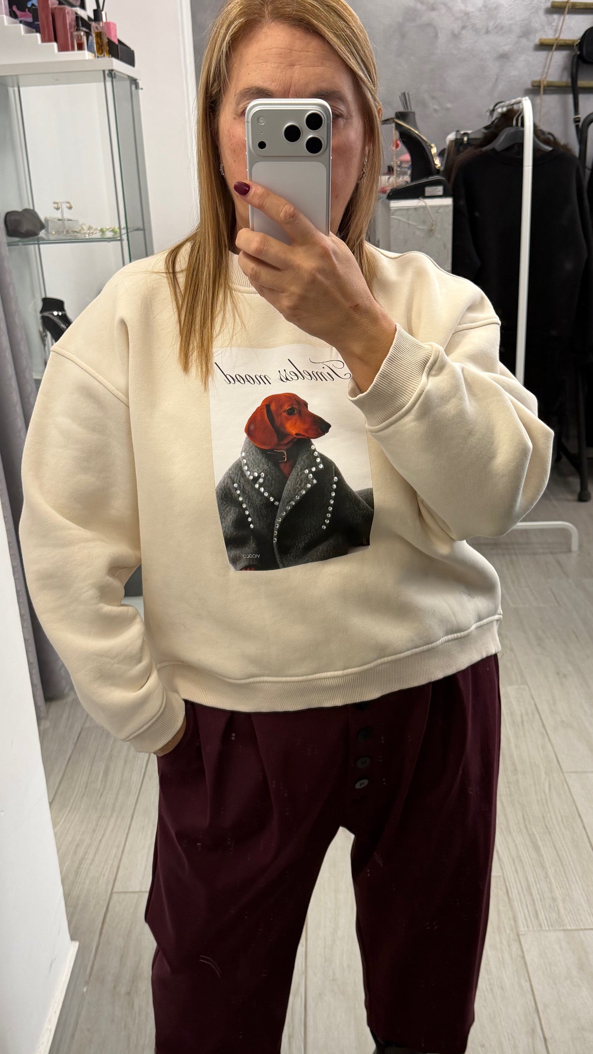 Felpa Timeless Mood Burro Vicolo