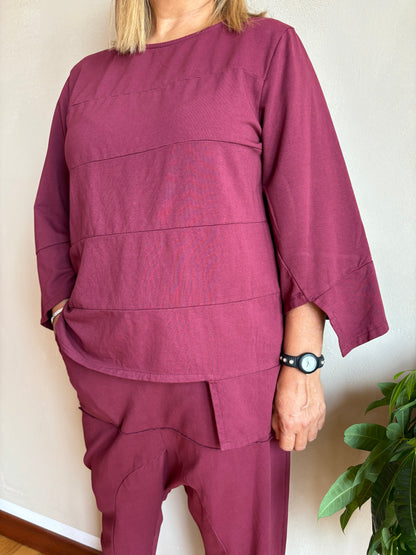 Maglia Sun Shira Bordeaux