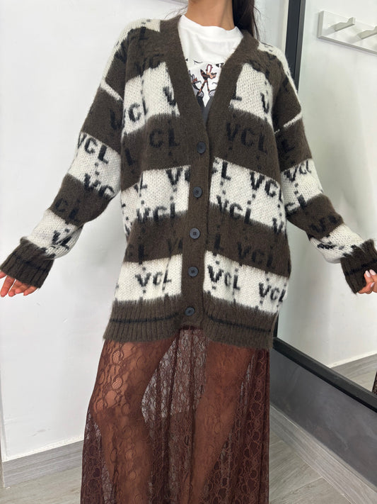 Cardigan VCL Marrone