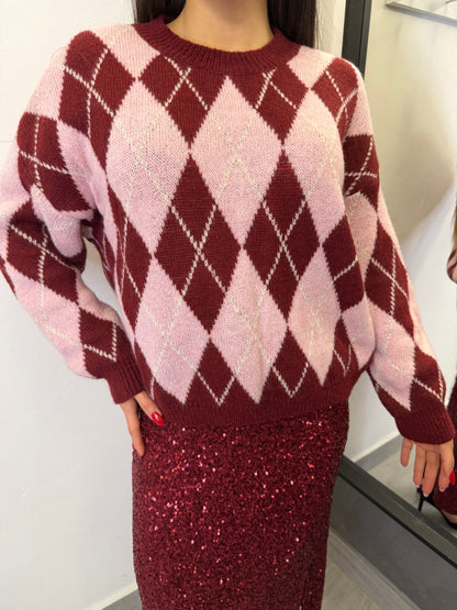 Maglione Isabelle Bordeaux