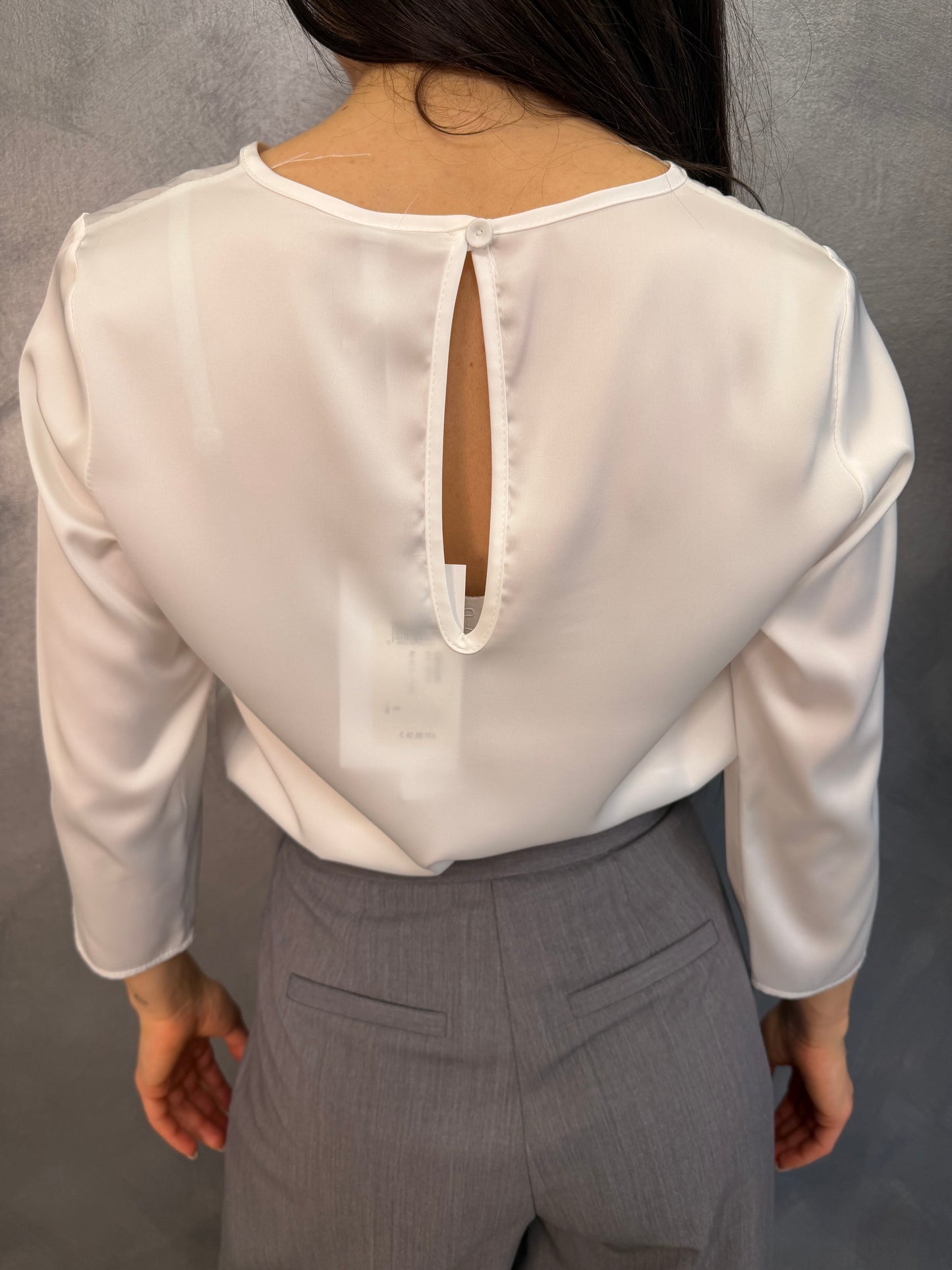 Camicia Saten White Imperial