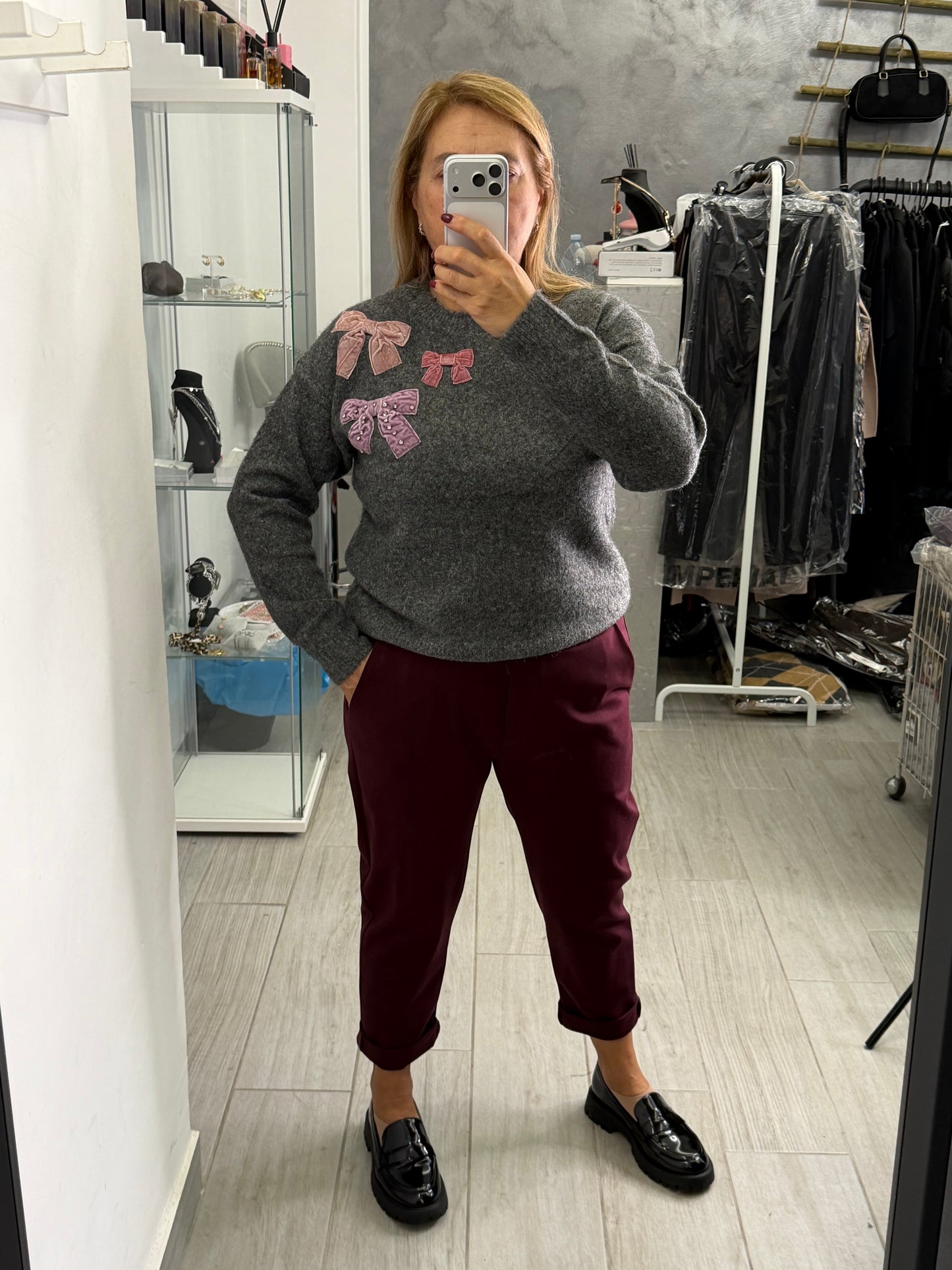 Pantalone Sun Olly Burgundi