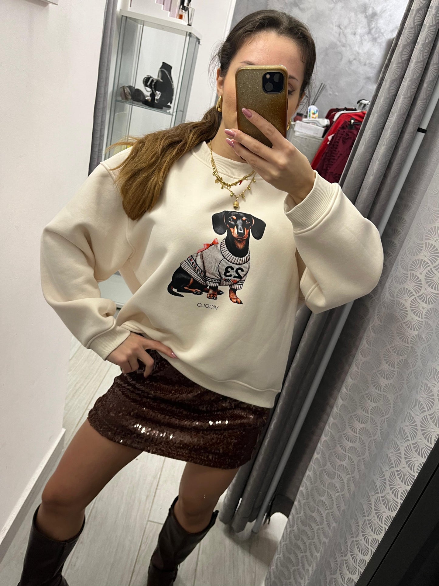 Felpa Dog Panna Vicolo