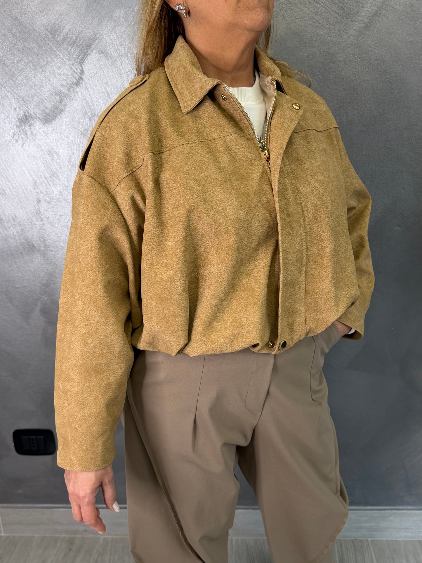 Giubbotto Camel