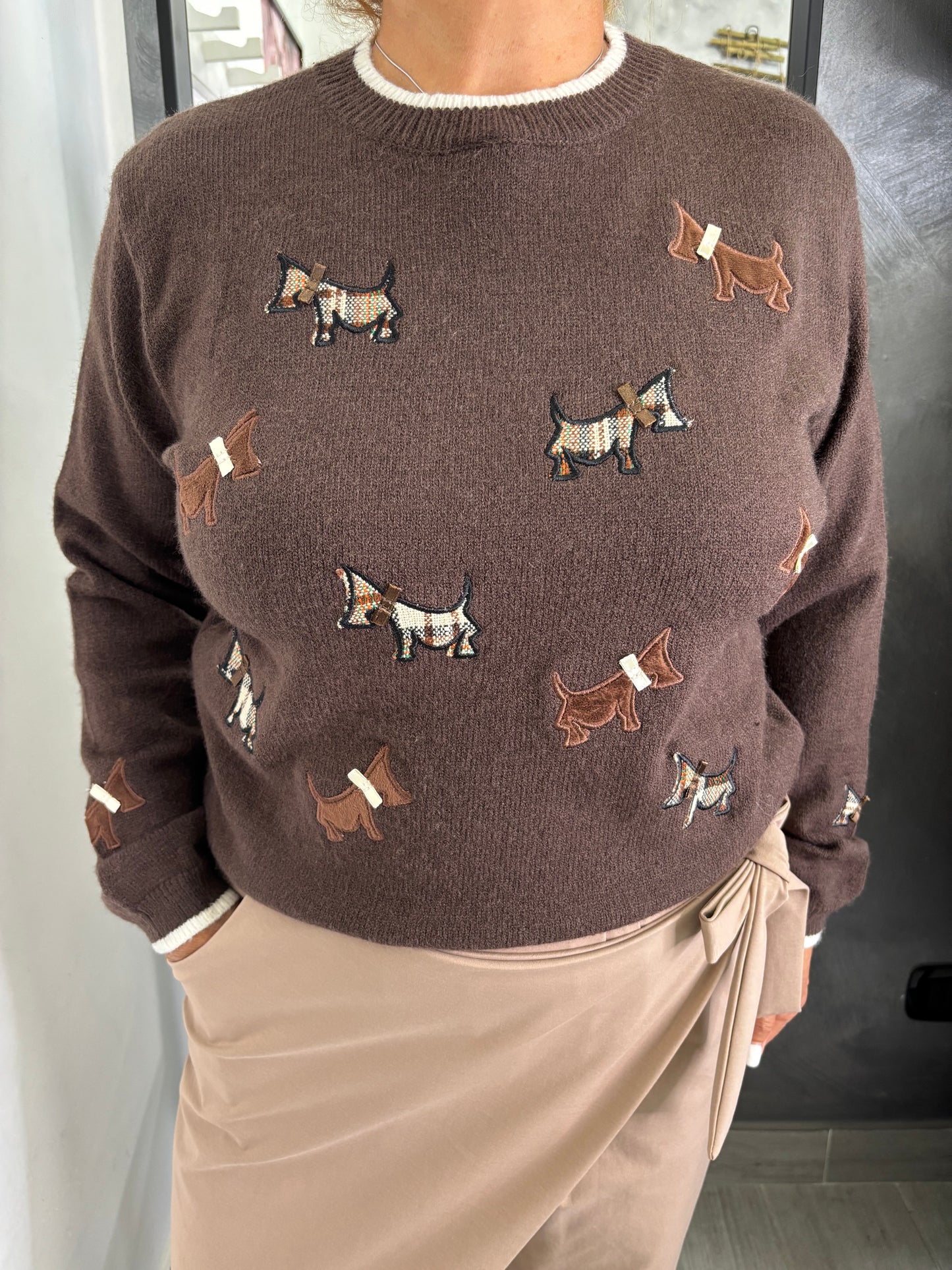 Maglioncino Bassotto Marrone