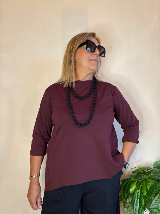 Maglia Wendy Ambra Bordeaux