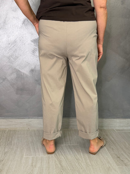 Pantalone 158C Ambra Tortora