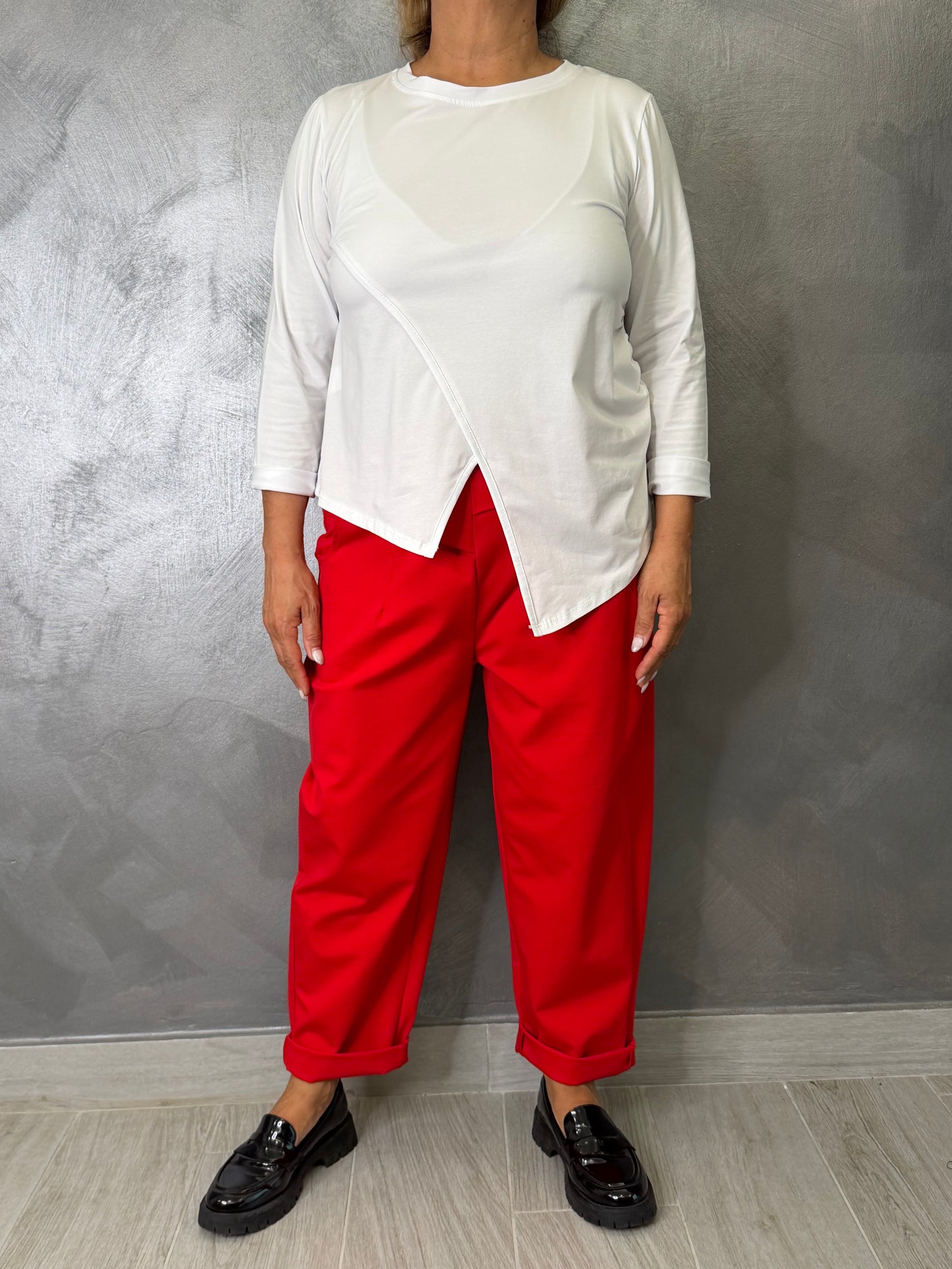 Pantalone 158C Sofia Rosso