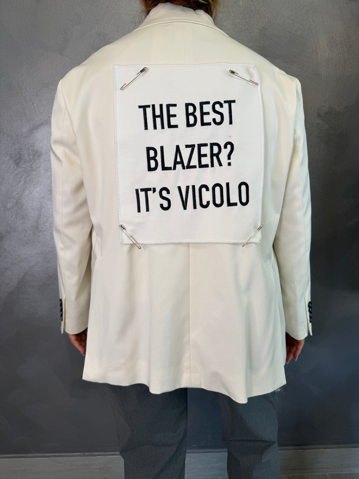 Giacca Bianca Vicolo