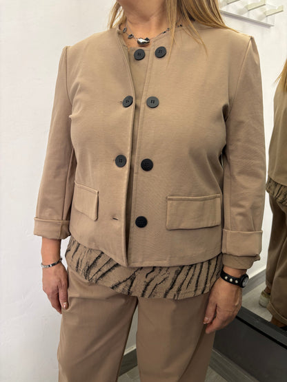 Casacca Sun Jason Beige Scuro