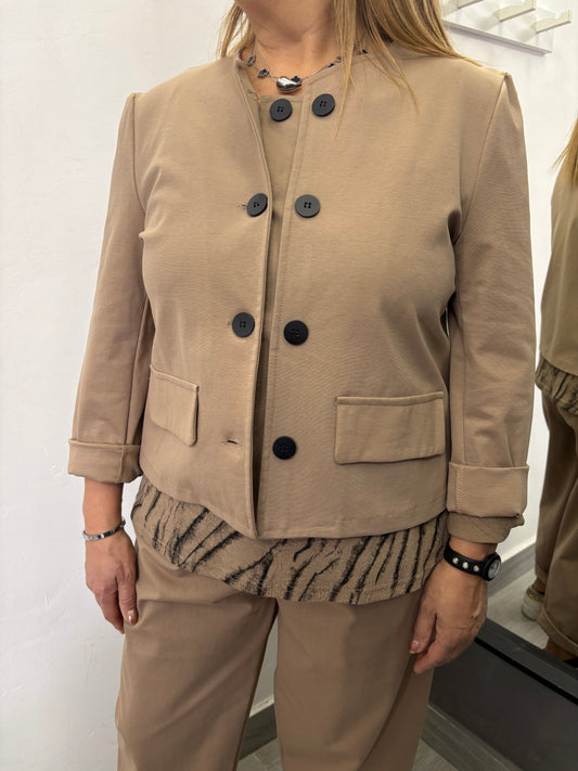 Casacca Sun Jason Beige Scuro