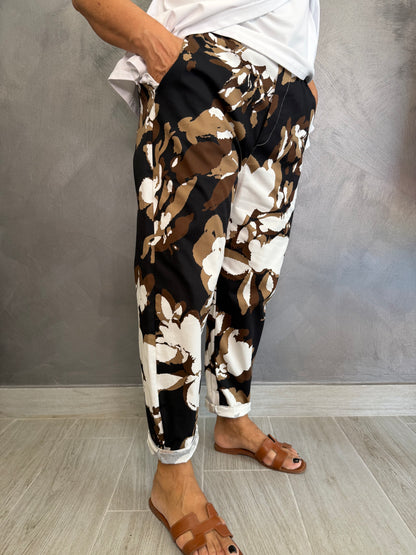 Pantalone 158C Elettra Marrone Scuro