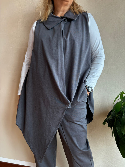 Gilet Sun Agata Grigio
