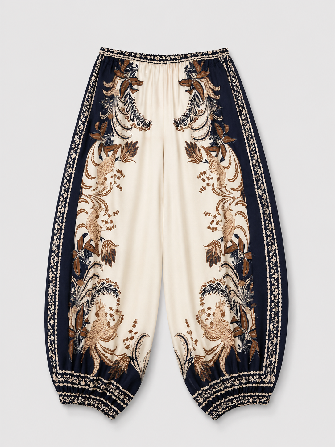 Pantalone Nives Fantasia Blu