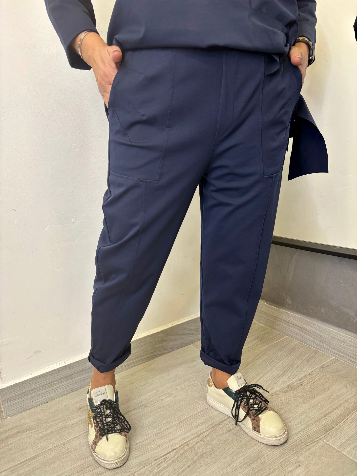 Pantalone 158C Leon Blu