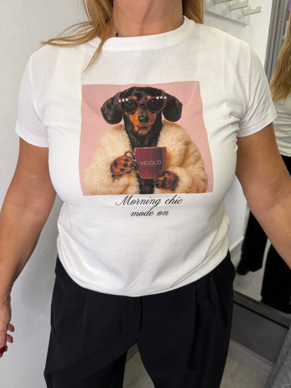 T-shirt Morning chic mode on Vicolo