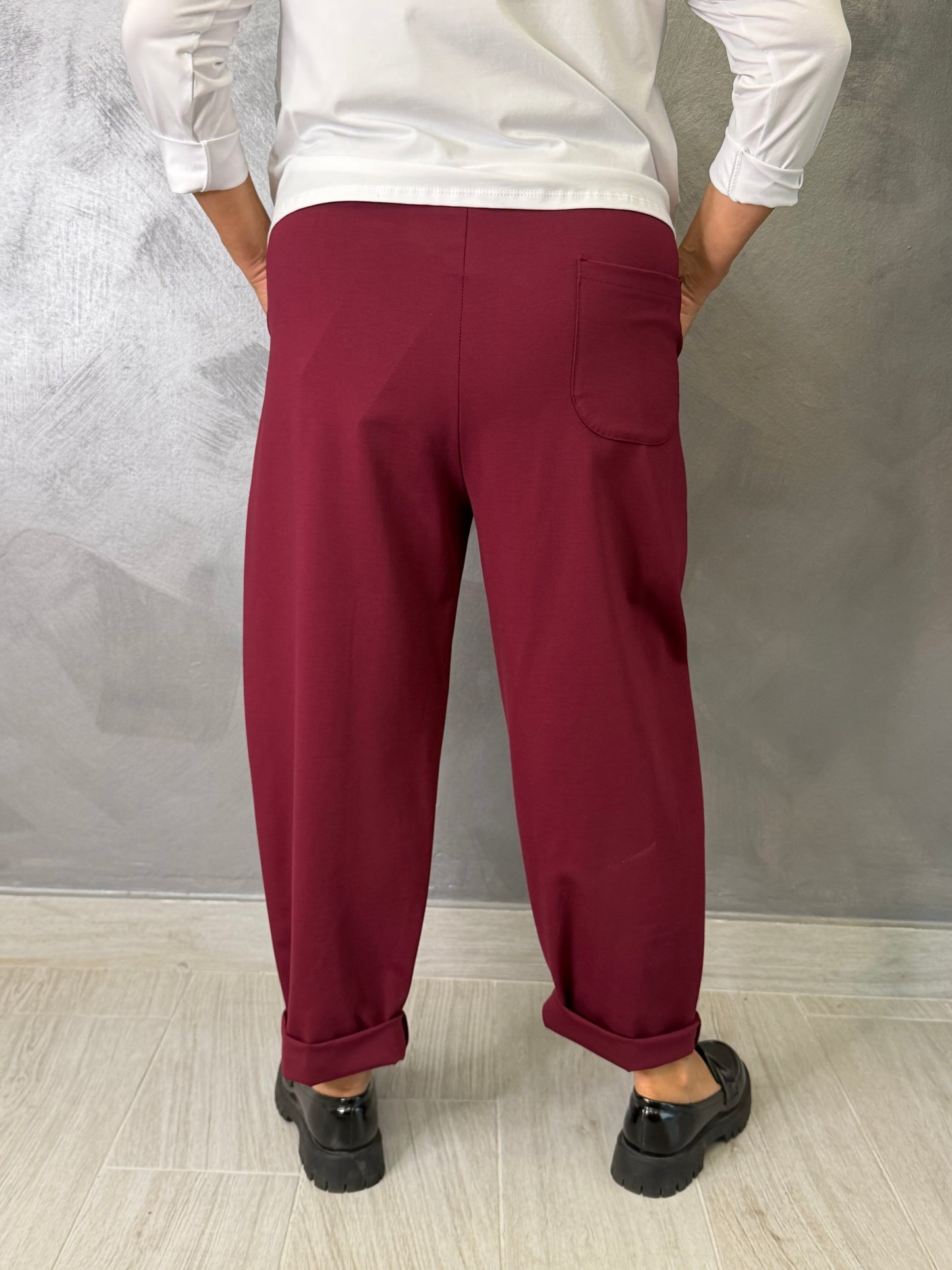 Pantalone 158C Sofia Bordeaux