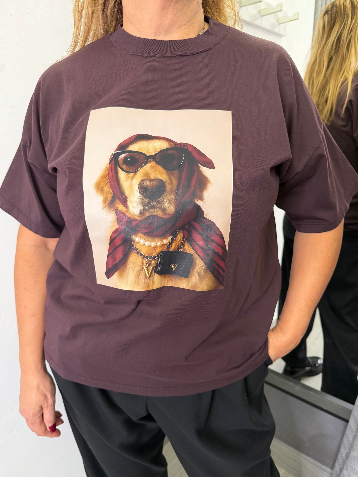 T-shirt Golden Melanzana Vicolo