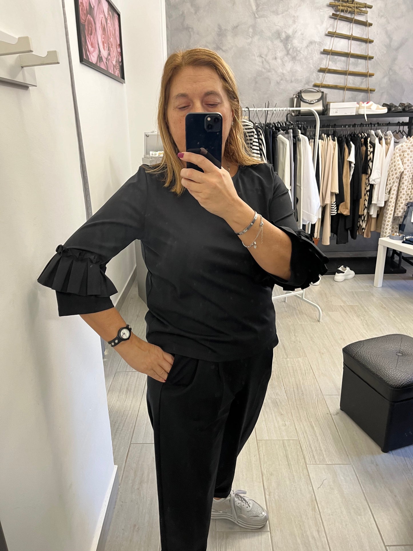 Casacca Sun Charlotte Nera