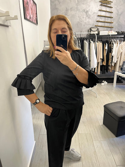 Casacca Sun Charlotte Nera