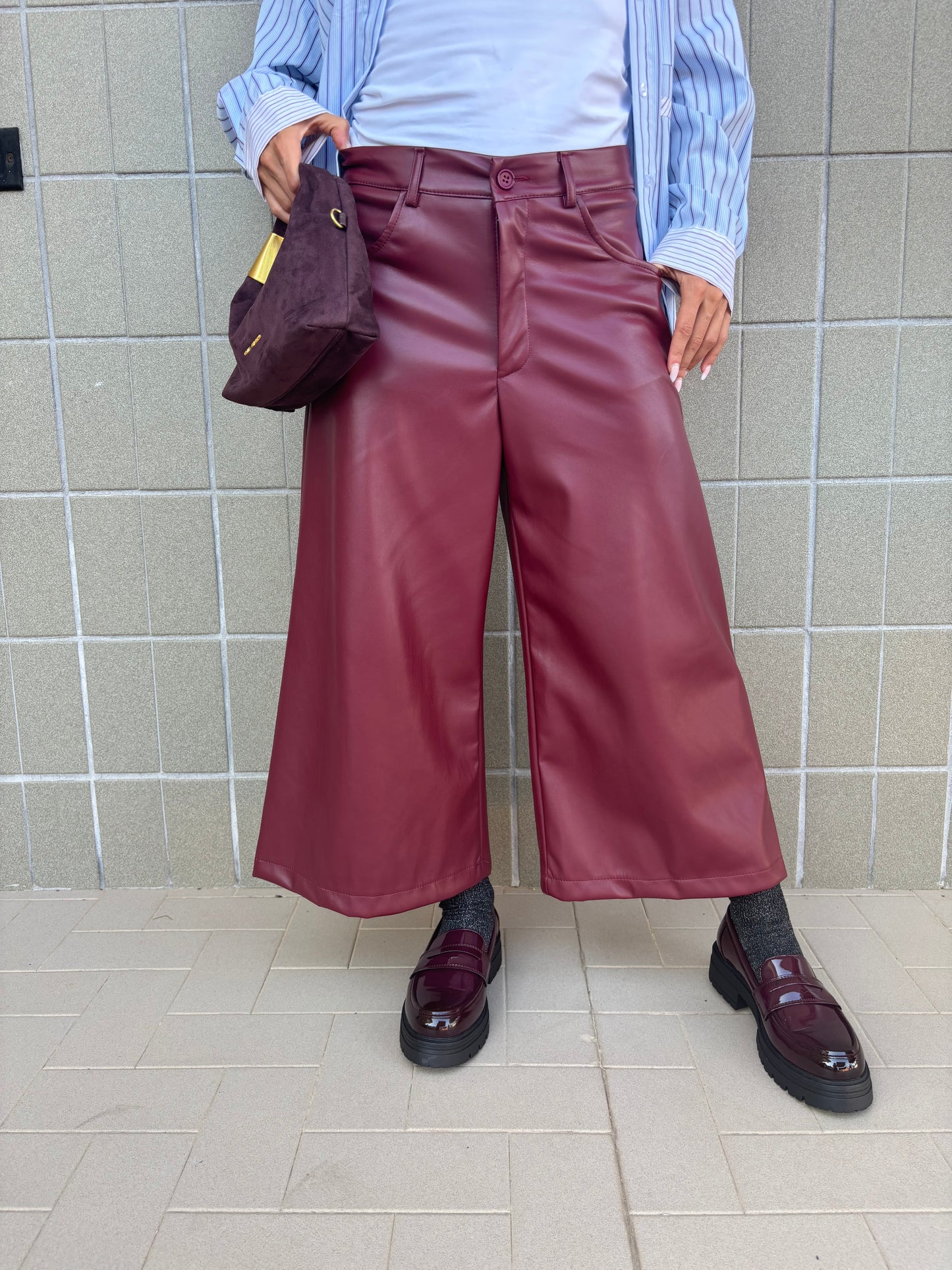 Pantalone Lucky Bordeaux