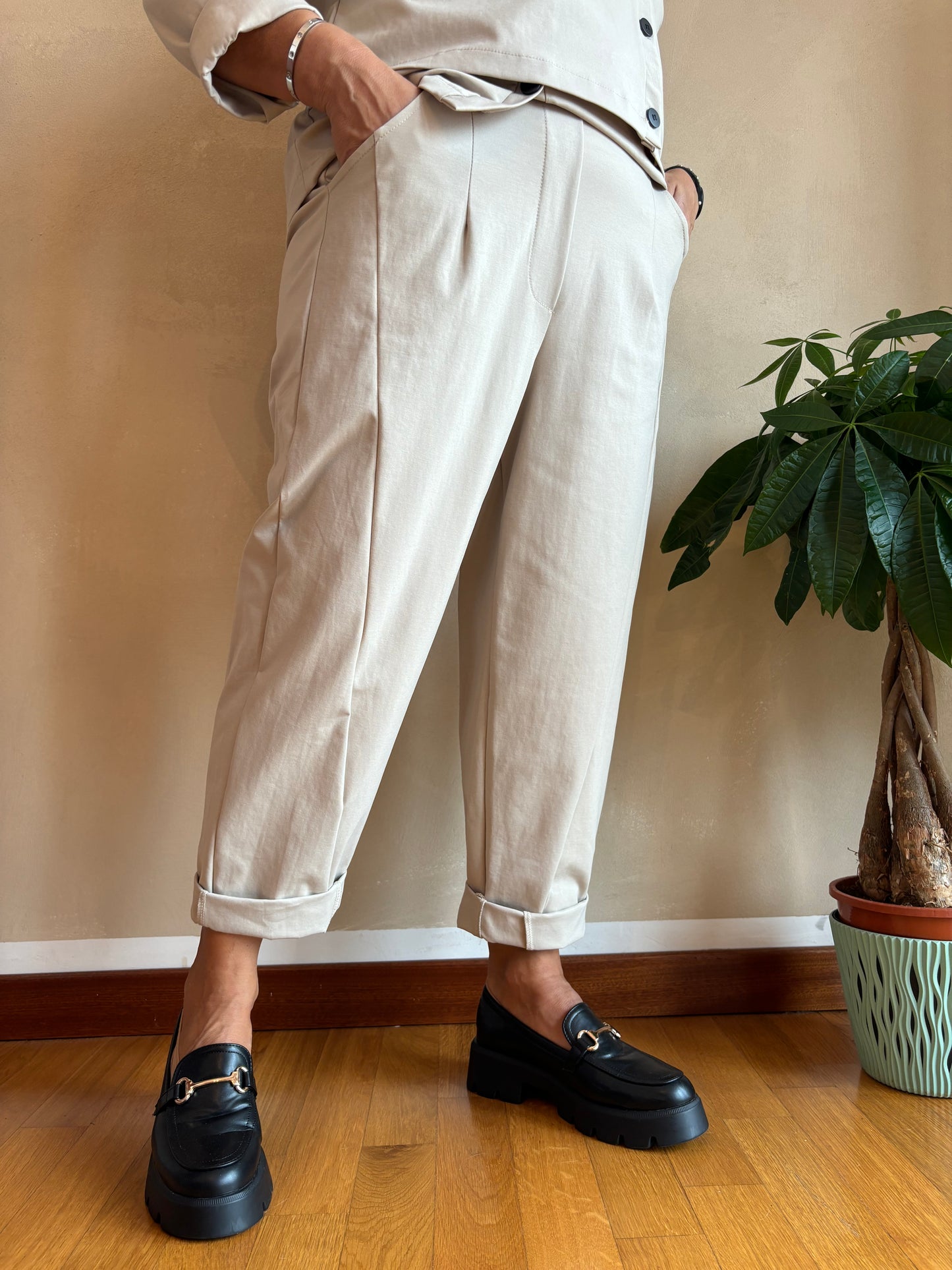 Pantalone Sun Olivia Ghiaccio
