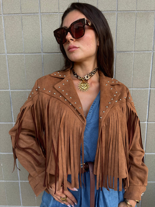 Giubbotto Coachella Cammello
